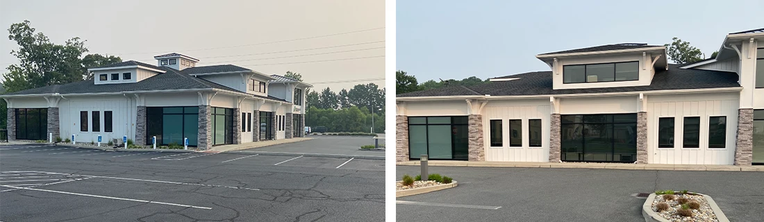 Outside Of The Office Collage At Precision Health and Wellness - Lewes